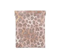 Glitter tigre in oro rosa, Spremere il portafoglio superiore da donna Borsa portaoggetti Piccola portamonete Portamonete