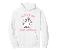 Glitter Today Chaos Tomorrow Felpa con Cappuccio