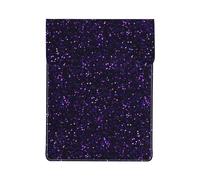 Glitter viola ametista scuro, Custodia per laptop in pelle PU, borsa per notebook, custodia per laptop, custodia per tablet