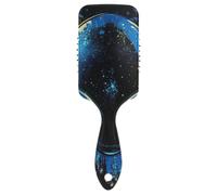 Glittering Aliens Nero liscio massaggiatore per capelli Progettato massaggiatore testa cuoio capelluto per la perdita dei capelli con manico ergonomico cepillo anti crespo para cabello