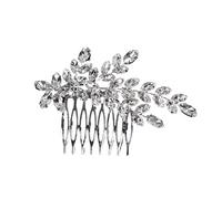 Glittering Hair Combs Clips Fork Messy Bun Maker With Glass Diamond For Banquet Wedding Gown