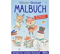 Glitzer-Sticker-MalbuchWinter