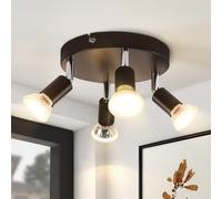 Glitzerlife Faretto LED da Soffitto Plafoniera Faretto da Soffitto GU10