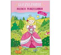 Glitzerzauber Malbuch. Prinzessinnen: Mit 12 Glitzerseiten