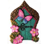 GlitZGlam Porta fatata a farfalla in miniatura per giardino con fate e gnomi. Accessorio per gnomi e fate da giardino