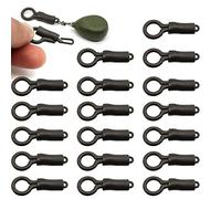 Glixoft 20 Pezzi di Clip per Piombo Posteriore, Connettori per Rig per Carpe, Accessori per Pesca alla Carpa per Realizzare Vari Rig per Pesca alla Carpa