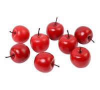 Glixoft 50 Pezzi di Piccole Mele Artificiali, Modelli di Frutta Finta, Ornamenti di Frutta Finta per Casa, Cucina, Il Festival, Le Feste, Gli Accessori di Natale