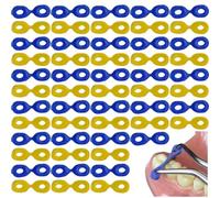 Glixoft 60 Pz Dentale Gomma Elastica Cunei di Fissaggio Matrici Diga Composito Dente Separatore Odontoiatria Strumenti Accessori