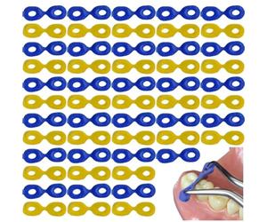 Glixoft 60 Pz Dentale Gomma Elastica Cunei di Fissaggio Matrici Diga Composito Dente Separatore Odontoiatria Strumenti Accessori