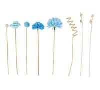 Glixoft 8pcs Bastoncini per Diffusore a Lamella Set Fiore Aromaterapia Bastoncini in Rattan Bastoncini di Ricambio per Diffusore per Decorazioni di Fragranze per Casa Fai Te