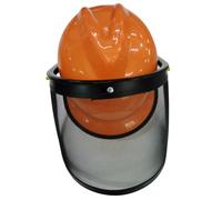 Glixoft Casco di Sicurezza per Decespugliatore Casco Protettivo per Motosega Maschera di Protezione di Sicurezza Casco di Sicurezza Forestale Accessori per Tosaerba per Silvicoltura