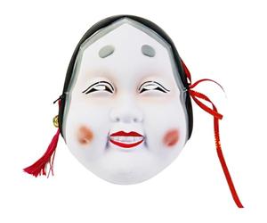 Glixoft Maschere Kabuki, Maschere Giapponesi a Pieno Facciale, Maschere Teatrali in Plastica, Oggetti di Scena Tradizionali Giapponesi per Spettacoli Teatrali