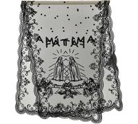 Glixoft Scialle della Vergine Maria, Sciarpa in Pizzo Ricamato, Scialle Preghiera per Donne, Abiti Sera, Festa, Matrimonio Cattolico, Accessori