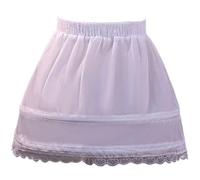 Glixoft Sottoveste in Pizzo per Bambini, tutù Ragazza, Sottogonna, Gonna Soffice a Strati, Danza sotto Il Vestito, per Festa del Ringraziamento di Natale, Halloween