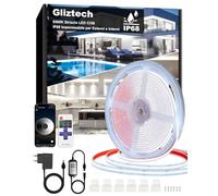 Gliztech 15M Striscia LED COB IP68 Impermeabile, Autoadesiva Striscia LED