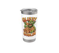 Glizzy Goblin Funny Hot Dog Meme Goblin Mode Activated Bicchiere termico in acciaio inox doppia parete