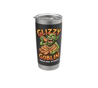 Glizzy Goblin Funny Hot Dog Meme Goblin Mode Activated Bicchiere termico in acciaio inox doppia parete