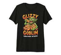 Glizzy Goblin Funny Hot Dog Meme Goblin Mode Activated Maglietta Premium