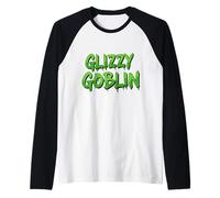 Glizzy Goblin Hotdog Meme Costume Hot Dog Panini Roller Glizzy Maglia con Maniche Raglan