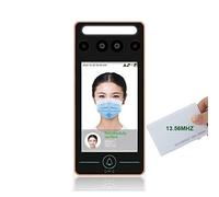 GLJTUO Clocking In Machine, Wifi Tcp/Ip Speedface Visibile Luce Visibile Riconoscimento Facciale Dinamico Palm Rfid Dipendente Presenze Sistema di Controllo Accessi, Speedface-C4L-Ic-Spagnolo