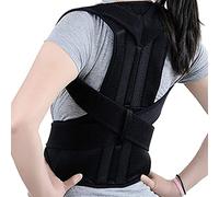 GLJTUO Correttore Posturale Schiena Cintura di Sostegno Lombare per Uomo Donna Cinghie Regolabili in Vita per Supporto Clavicola Collo Schiena Spalla Postura Schiena,XXXX-Large