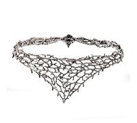 GLJTUO Gioielli per Capelli Corona Diademi per Donne Hobbit Thranduil Corona Tiara Fan Regalo Moda Testa Gioielli Elfo Re Corona,