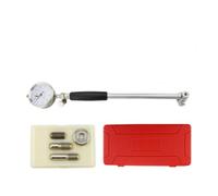 GLJTUO Micrometro, Calibro A Quadrante, Calibro per Diametro Interno, Asta di Misurazione, Micrometro, Strumento di Misurazione, Set di Indicatori A Quadrante per Fori da 15-35-,35-50mm Red Dial