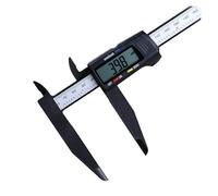 GLJTUO Micrometro, Calibro Digitale Elettronico da 300 Mm, Calibro A Corsoio in Plastica LCD, Calibro A Becchi Lunghi, Calibro per Diametro Interno Ed Esterno, Strumenti di Misu,200mm Long Jaw-1