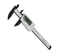 GLJTUO Micrometro, Calibro Digitale Elettronico da 300 Mm, Calibro A Corsoio in Plastica LCD, Calibro A Becchi Lunghi, Calibro per Diametro Interno Ed Esterno, Strumenti di Misu,100mm Normal-1