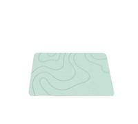GLJTUO Tappetino Da Bagno In Pietra - Tappeto Da Doccia Ad Asciugatura Rapida In Fango Diatomea, Tappetino Da Ingresso Morbido E Super Assorbente Per Il Bagno,Green-1 x 1 cm (Rectangular)