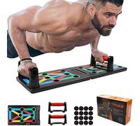 GLKEBY 12 in 1 Push up Board, pieghevole Push up Rack Board, tavolo fitness multifunzionale a casa, per interni, palestra, esercizio fitness all'aperto