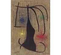 GLKFWVX Famoso Joan Miro Manifesti Donna Mostra Parete Arte Surrealismo Tela Pittura Miro Stampe Joan Miro Immagini per La Decorazione Domestica 60X80cmX1 No Frame