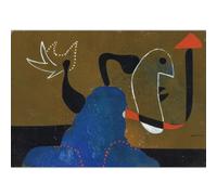 GLKFWVX Joan Miro Manifesti Famosa Spagna Wall Art Surrealismo Mostra Pittura su Tela Miro Stampe Joan Miro Immagini per la Decorazione Domestica 80X60cmX1 No Frame