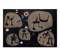 GLKFWVX Joan Miró, poster artistico da parete in stile moderno, stampa in stile nordico, decorazione per la casa e il soggiorno, 50 x 70 cm, senza cornice