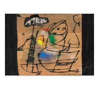 GLKFWVX Joan Miró - Poster da parete con disegni a tratto, stampa in stile nordico, decorazione per la casa e il soggiorno, 50 x 70 cm, senza cornice