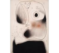 GLKFWVX Joan Miró, poster da parete con personaggi famosi, uccello, stelle, stampe su tela, stile nordico, decorazione per la casa e il soggiorno, 50 x 70 cm, senza cornice