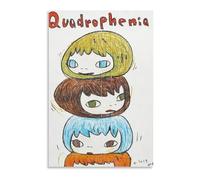 GLKFWVX Poster famoso Yoshitomo Nara, Quadroperia, stampe artistiche da parete moderne Yoshitomo Nara, pittura su tela con immagini astratte per la decorazione della casa, 50 x 70 cm, senza cornice