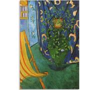 GLKFWVX Poster Henri Matisse "Corner of The Artist's Studio" Stampa artistica da parete astratta Matisse pittura su tela nordico per la decorazione della casa, 50 x 70 cm, senza cornice