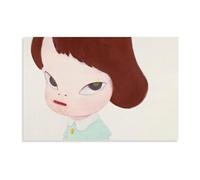 GLKFWVX Yoshitomo Poster Nara, Alla ricerca di un tesoro, stampe artistiche da parete moderne Yoshitomo Nara, pittura su tela astratta per la decorazione della casa, 70 x 50 cm, senza fram