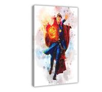 GLKISGFQ Poster su tela con supereroe Doctor Strange, decorazione artistica da parete per soggiorno e camera da letto, 30 x 45 cm