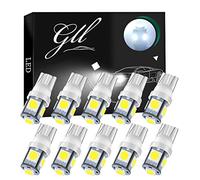 GLL 10pcs W5W T10 501 LED 24V Lampadina Bianco Interna Dell'automobile