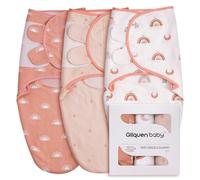GLLQUEN BABY Swaddles - Sacco nanna per neonati, 0-3 mesi, 100% cotone biologico, per neonati, Oeko-tex100, unisex