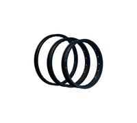 GLM CANALE CERCHIO POSTERIORE 19x215 - 36 FORI NERO OPACO MOTO