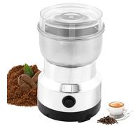 GLMFAN Macinacaffè Macinacaffè elettrico Macinacaffè Macinacaffè Macinacaffè in acciaio inossidabile Macinino per erbe 300 ml Macinino per caffè per fagioli semi pepe Uso con un pulsante