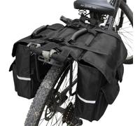GlneYos Gl-bikebag02 - Borsa da sella per bicicletta, impermeabile, con riflettore e cordino regolabile, per pendolari e viaggi all'aperto, borsa da sella per bicicletta