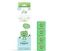 Glo Pals, Set 4 Cubi Luminosi Pippa, Giochi da Bagnetto per Bambini da 3 Anni di età, Aiuta Lo Sviluppo Sensoriale e Cognitivo, con Illuminazione Automatica, Verde