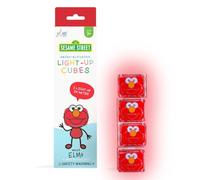 GLO Pals x Sesame Street Water-Activated Light-Up Cubes for Sensory Play (Elmo - Cubes Only)