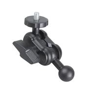 Global - Attacco a sfera da 17 mm, filettatura da 1/4 di piede, per supporto per fotocamera, supporto per parentesi, rotazione completa in polistirolo, sostanza di connessione per action camera