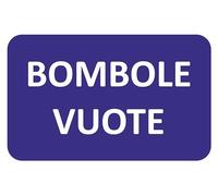 GLOBAL CARTELLO SEGNALETICO - BOMBOLE VUOTE - Adesivo Extra Resistente, Pannello in Forex, Pannello In Alluminio (10x15 CM, Alluminio)