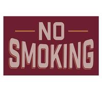 GLOBAL CARTELLO SEGNALETICO - no smoking - Adesivo Extra Resistente, Pannello in Forex, Pannello In Alluminio (Adesivo, 10x15 cm)